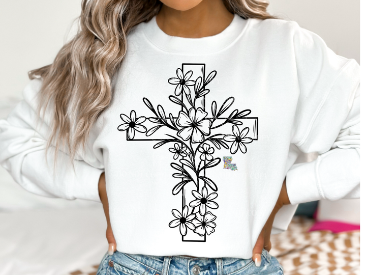 Floral Cross