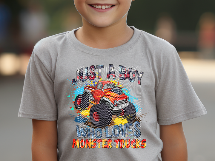 Just a Boy Who Loves Monster Trucks