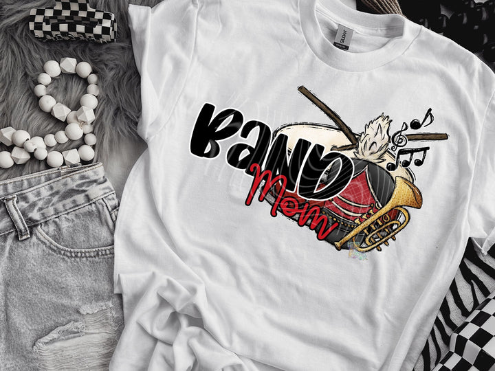 Band Mom - Red and Black FHS Bulldogs