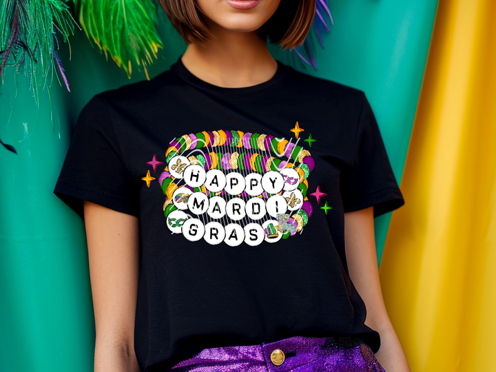 Happy Mardi Gras Friendship Bracelet