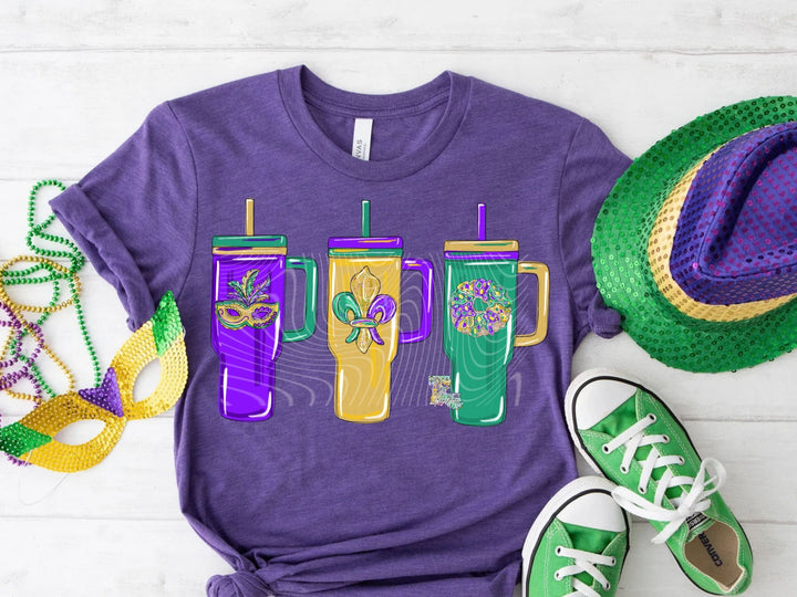Mardi Gras Tumblers
