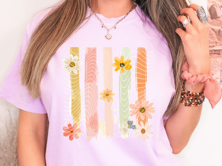 Brush Stroke Flowers