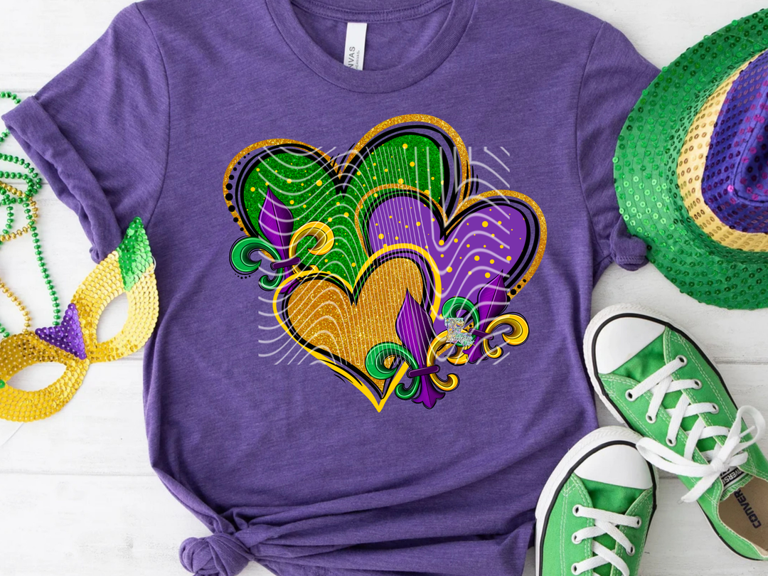 Mardi Gras Heart