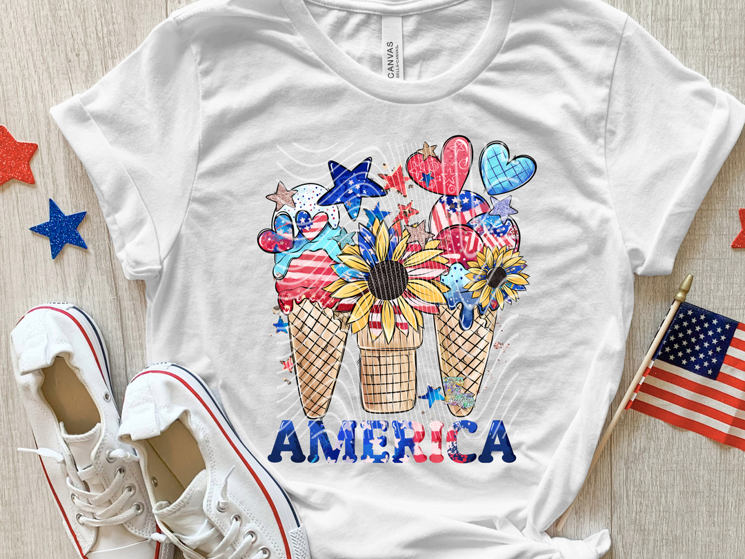 America Ice Cream Cone
