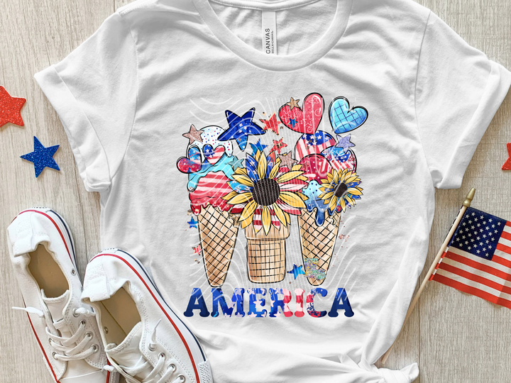 America Ice Cream Cone