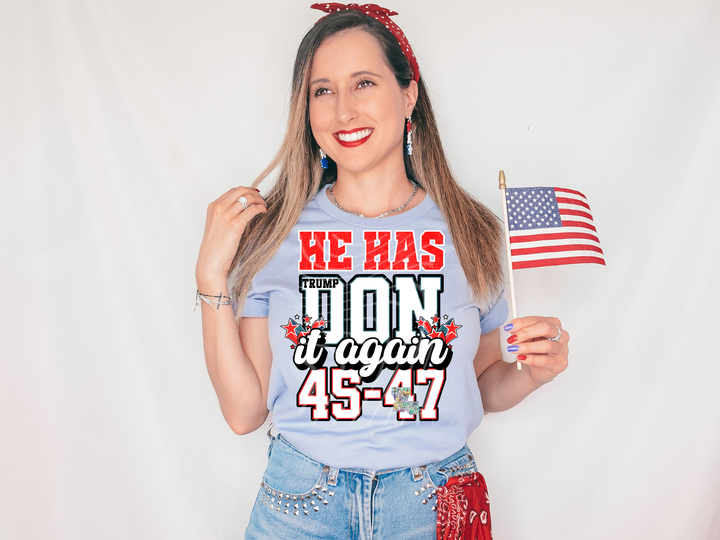 HE HAS DON IT AGAIN PRES