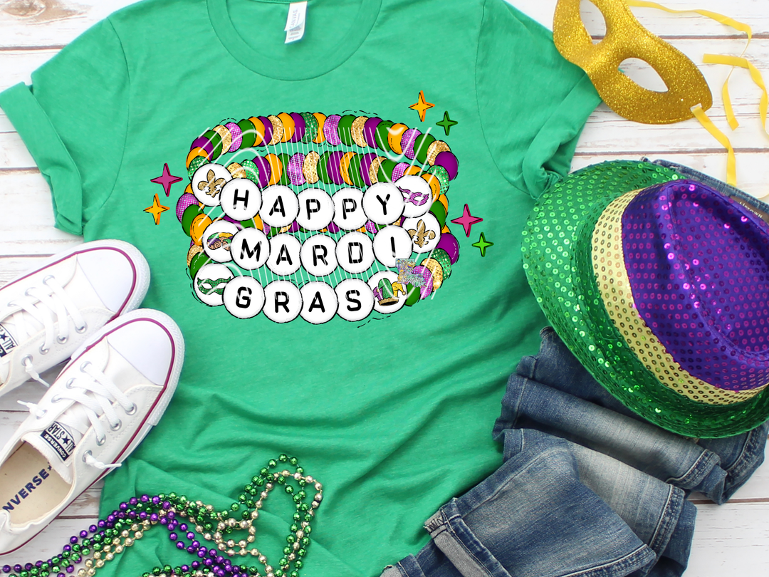 Happy Mardi Gras Friendship Bracelet