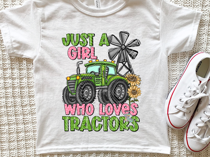 Just a Girl who Loves Tractors