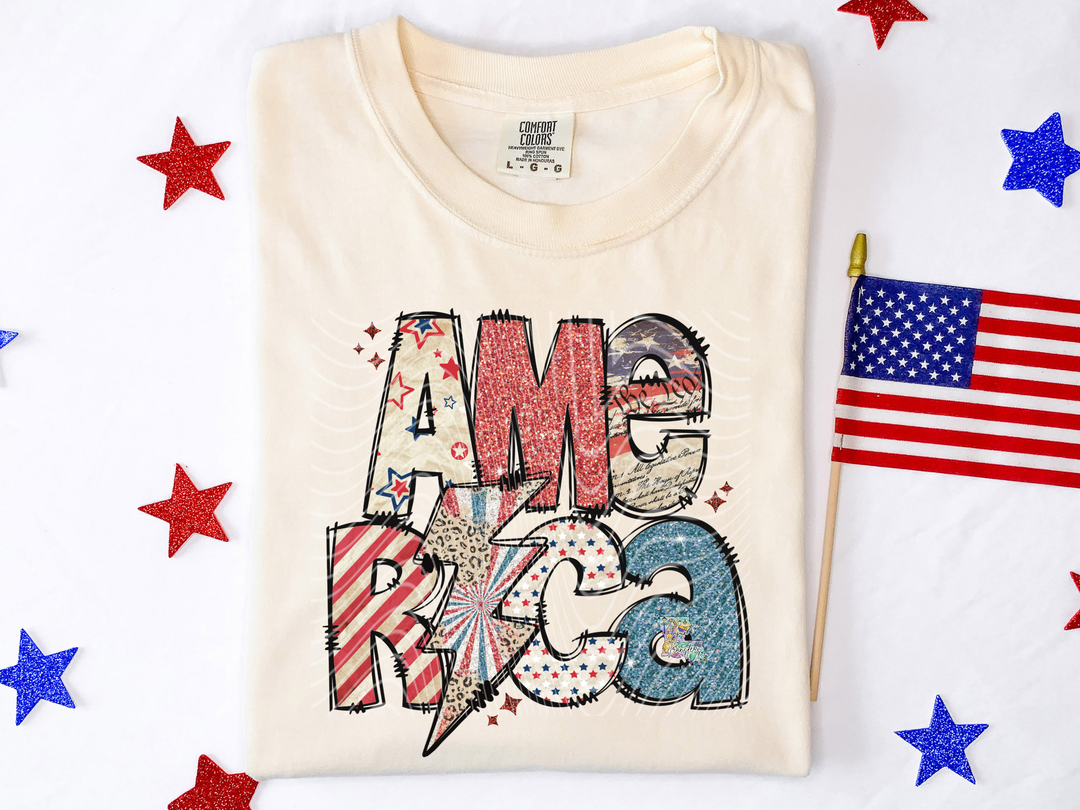 America Lightning Bolt