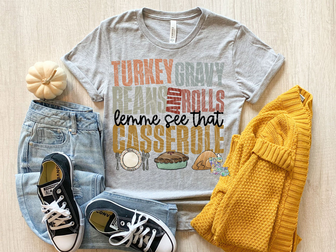 Turkey Gravy Beans & Rolls