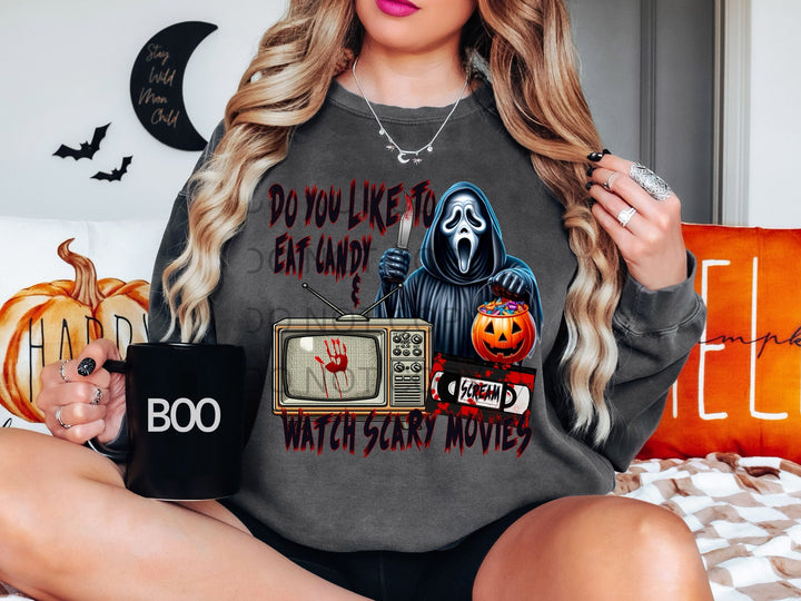 Do You Like To Eat Candy and Watch Scary Movies
