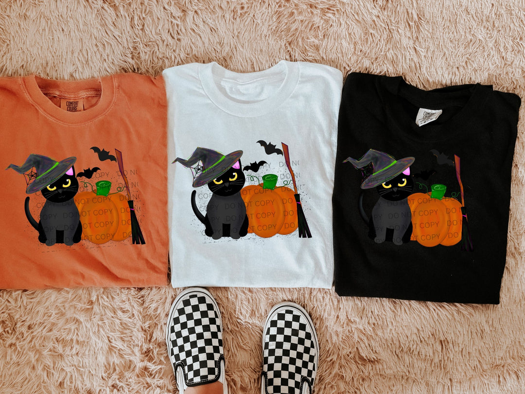 Witch Cat Graphic