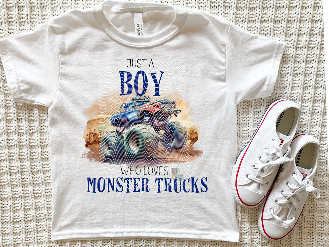 Just a Boy Who Loves Monster Trucks