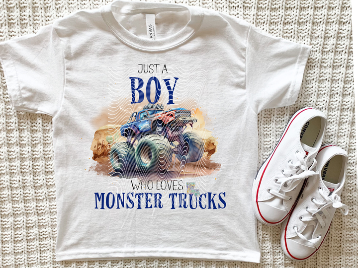 Just a Boy Who Loves Monster Trucks