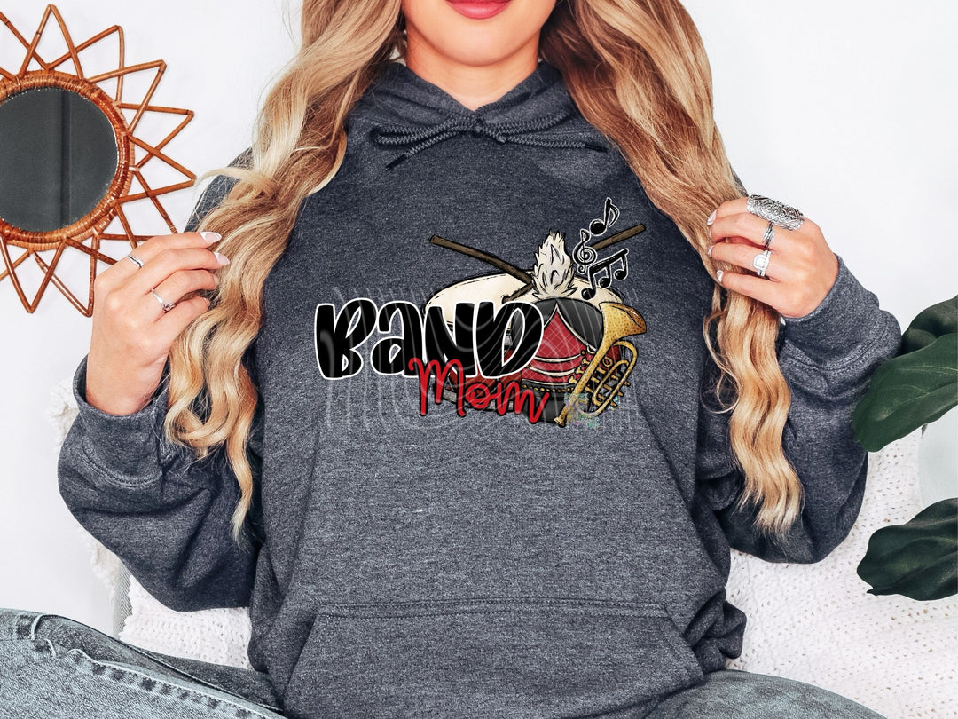 Band Mom - Red and Black FHS Bulldogs