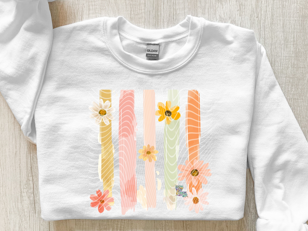 Brush Stroke Flowers