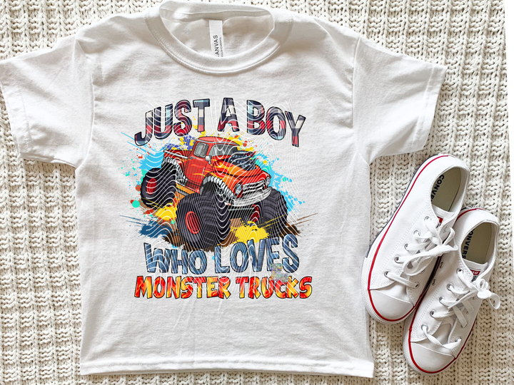 Just a Boy Who Loves Monster Trucks