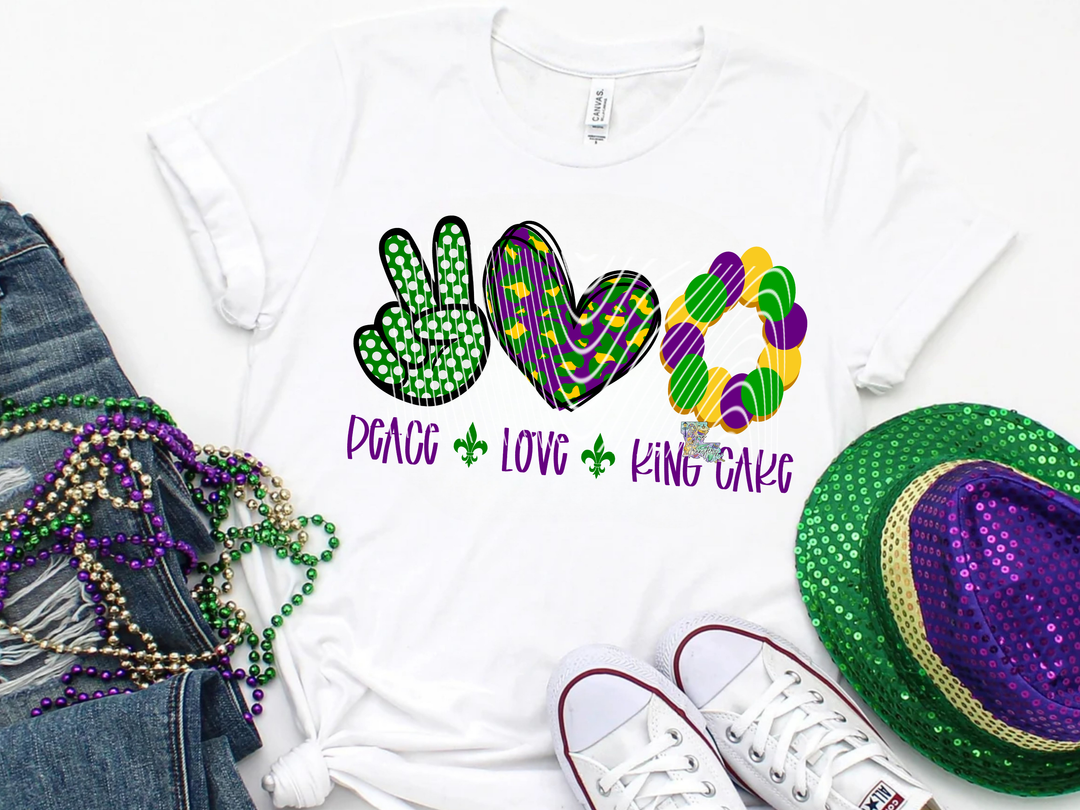 Peace Love and King Cake
