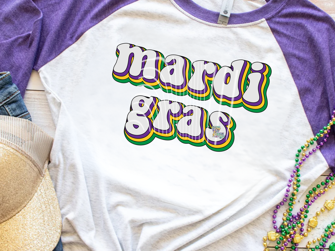 Mardi Gras Retro