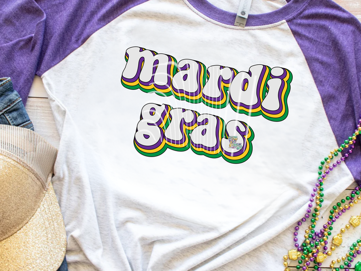 Mardi Gras Retro