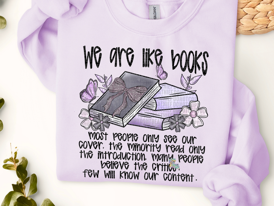 We are like Books