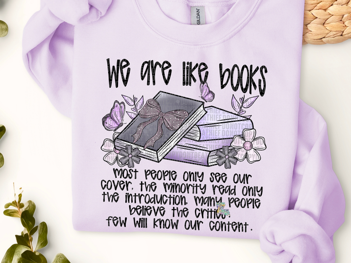 We are like Books