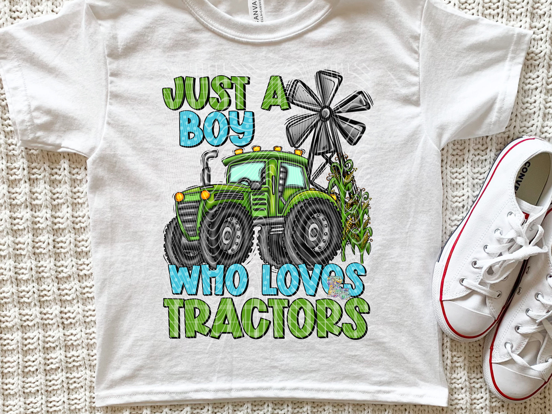Just a Boy who Loves Tractors