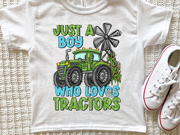 Just a Boy who Loves Tractors