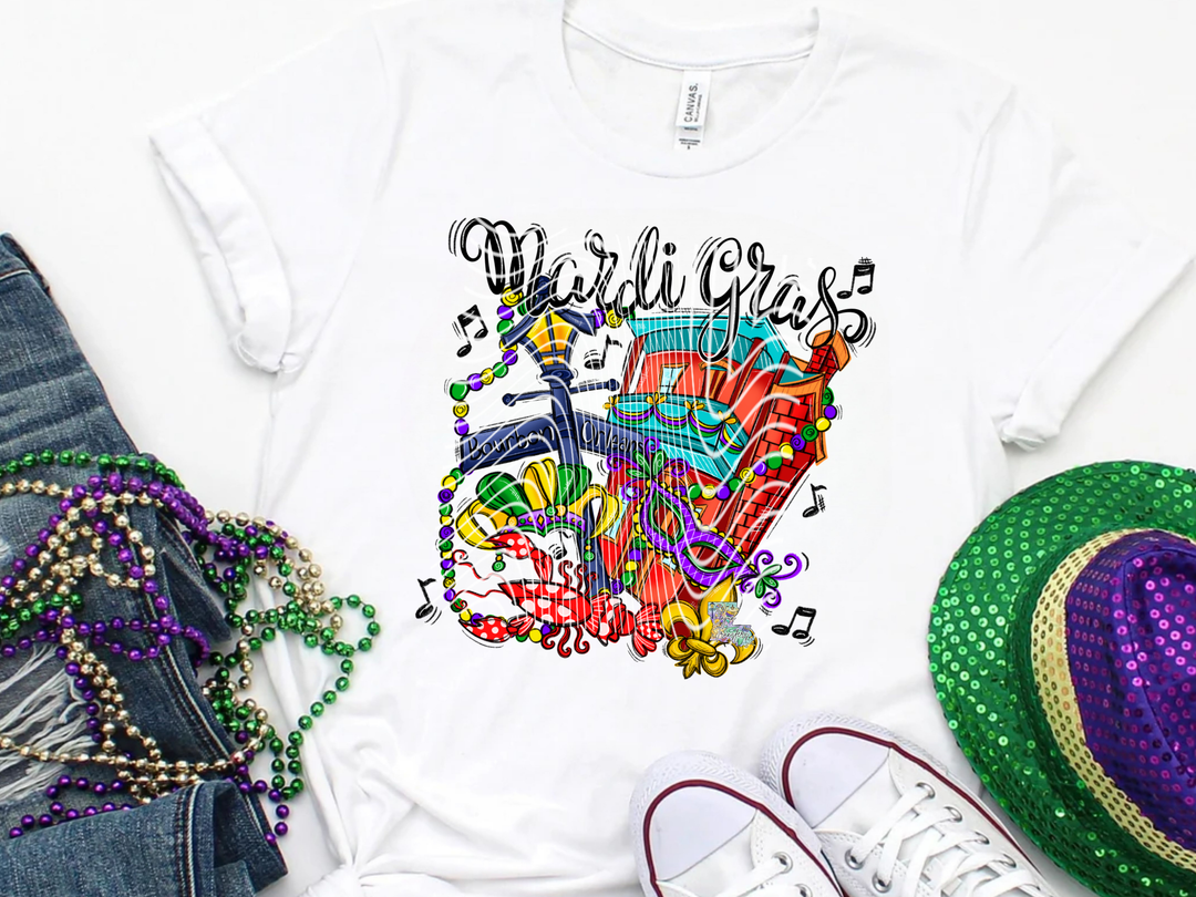 Mardi Gras Bourbon St