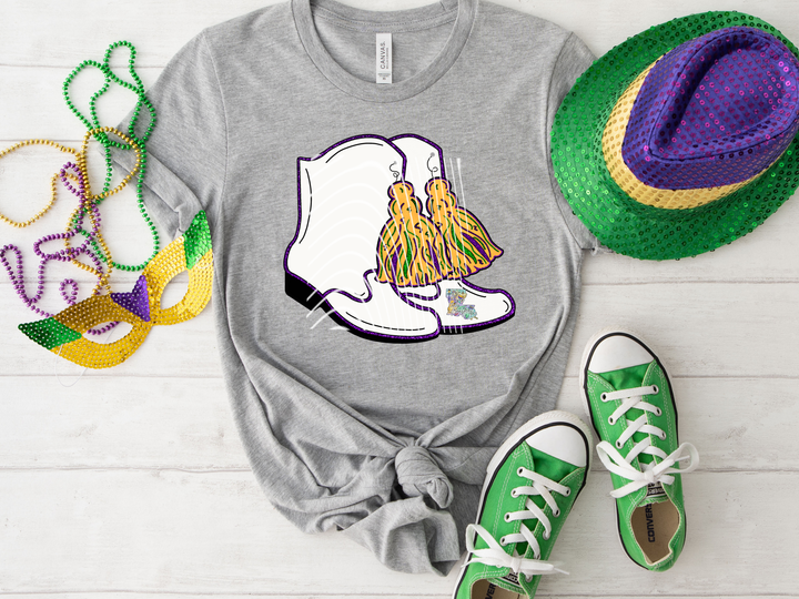 Mardi Gras Boots