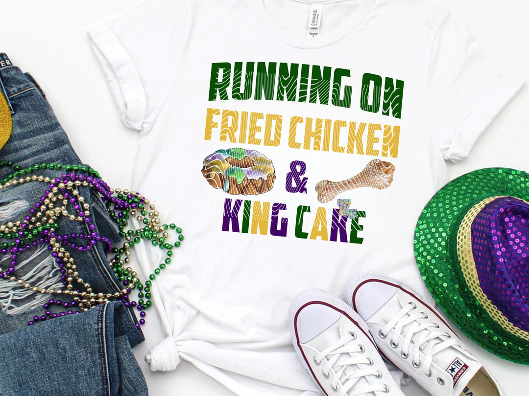 Fried Chicken & King Cake