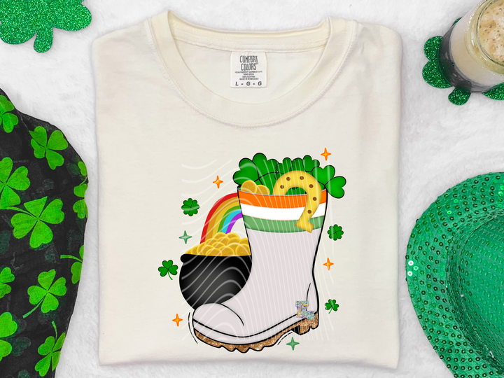 St Patricks Day Shrimp Boots