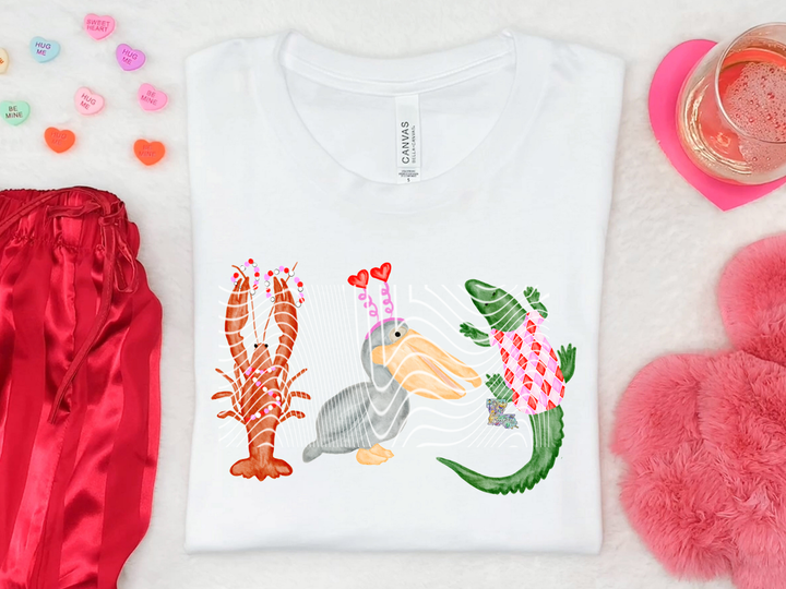 Watercolor Valentine Trio