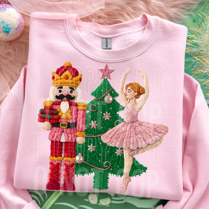 Nutcracker Ballerina Faux Yarn
