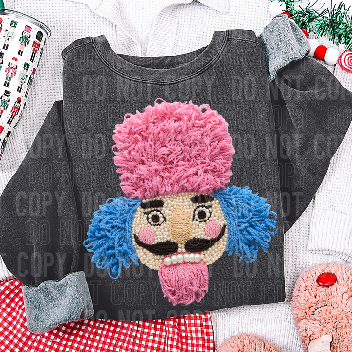 Nutcracker Faux Pearls & Yarn