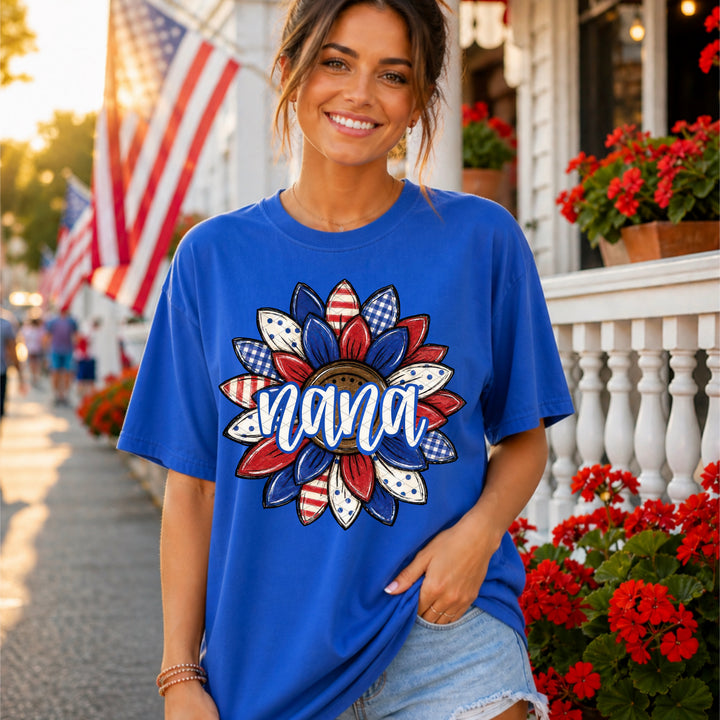 Patriotic Sunflower Nana