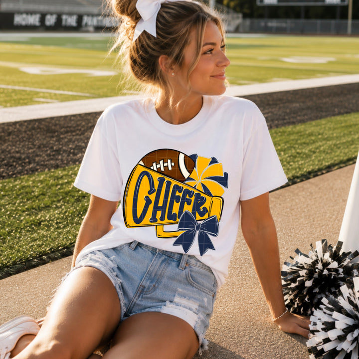 Cheer - Navy & Gold