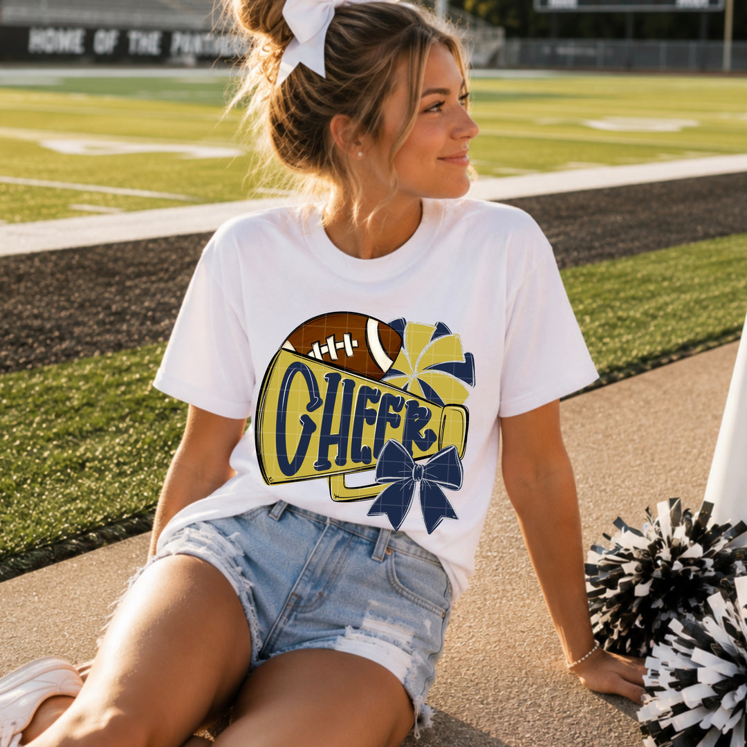 Cheer - Navy & Vegas Gold