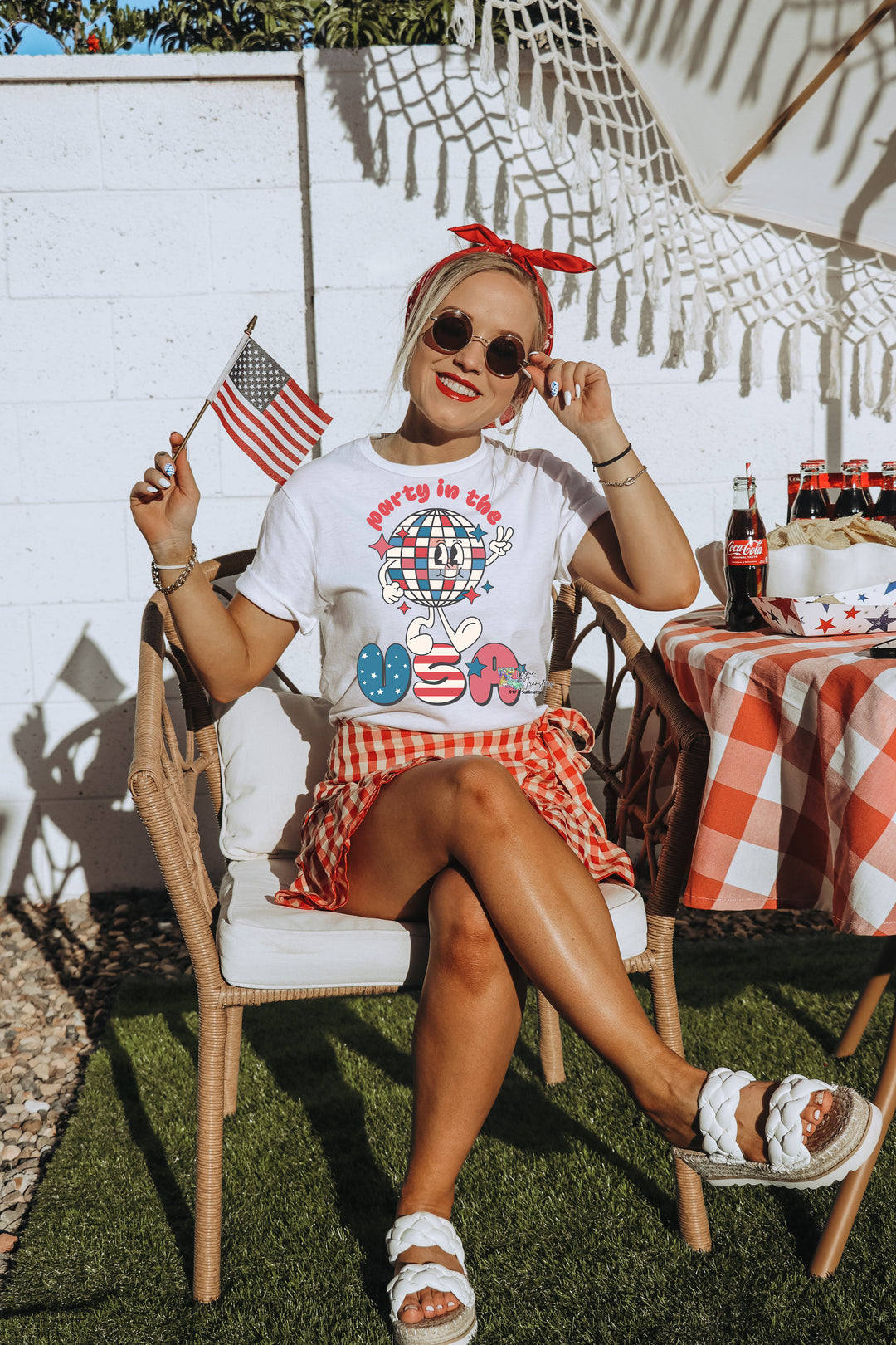 Party In The USA DIsco Mascot