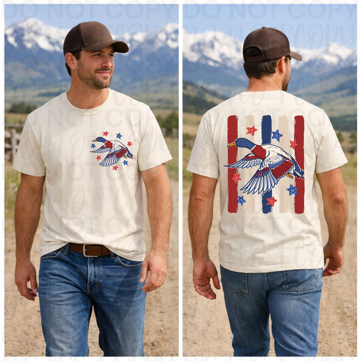 Patriotic Mallard Duck