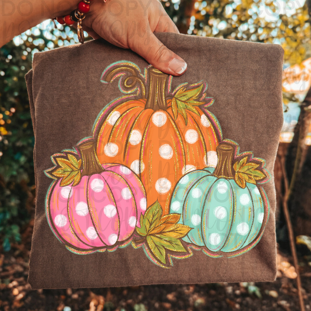 Polka Dot Pumpkin