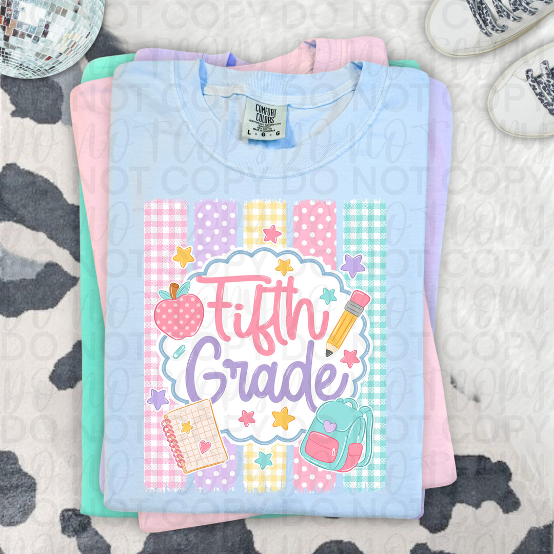 Pastel Fifth Grade