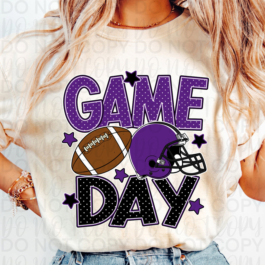 Game Day - Purple & Black