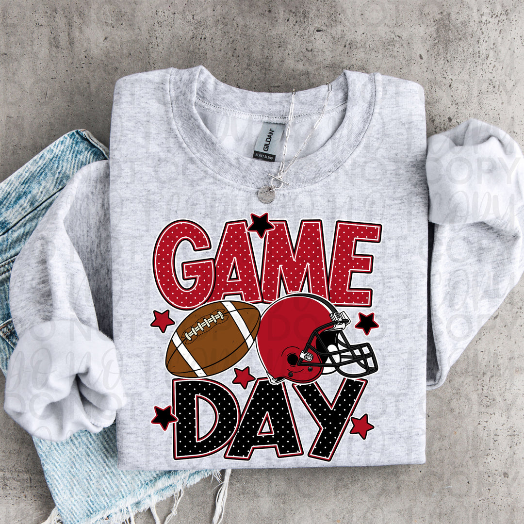 Game Day - Black & Red