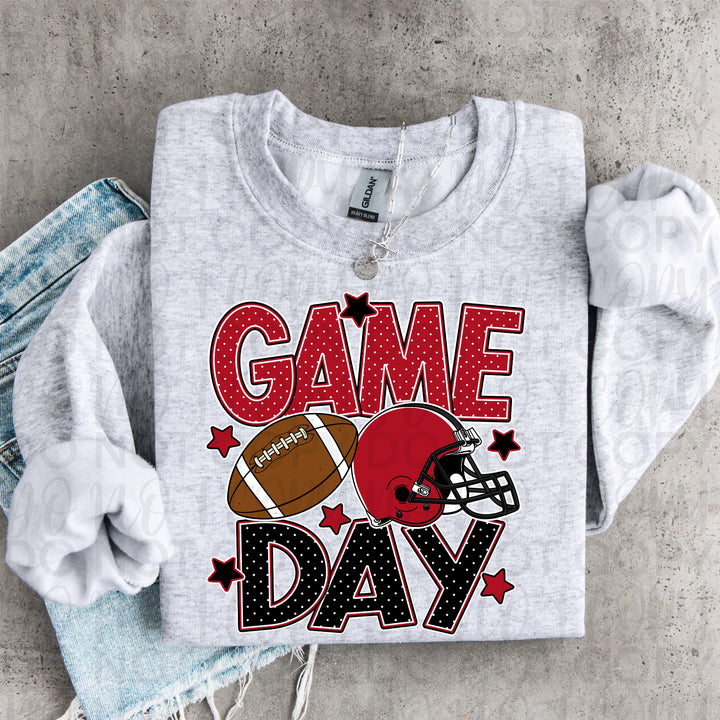 Game Day - Black & Red