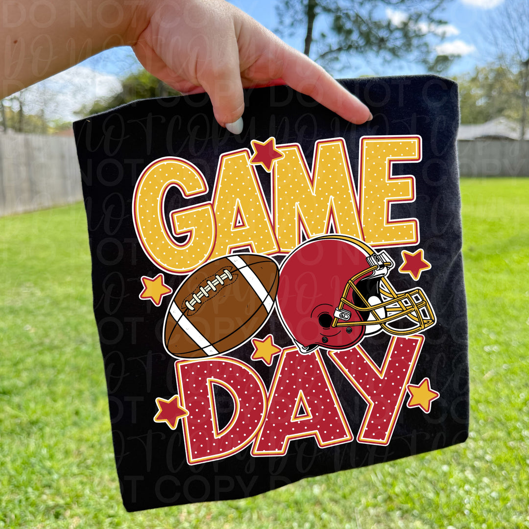 Game Day - Red & Gold