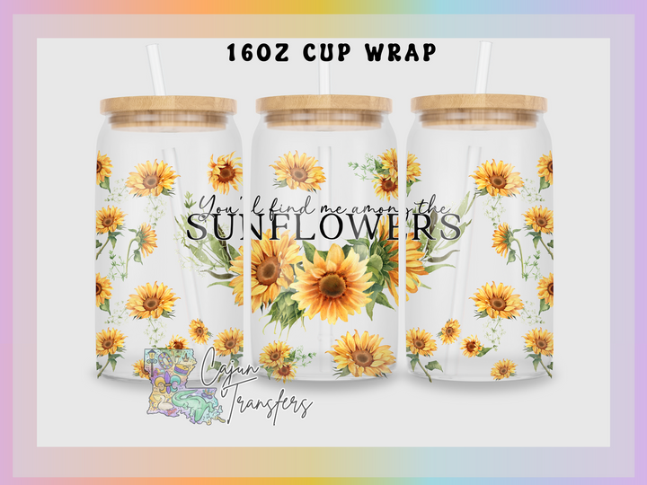 Among the Sunflowers - Libbey Cup Wrap