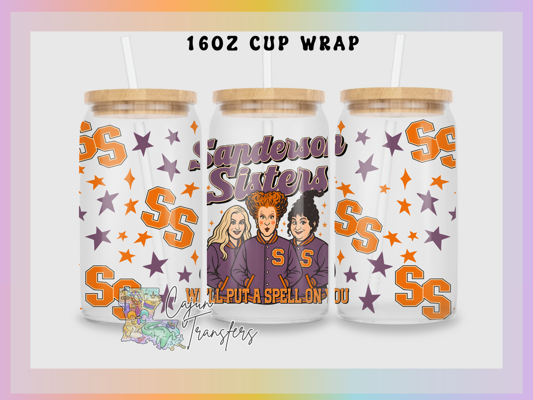 Halloween Sisters Libbey Wrap