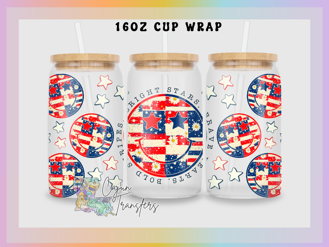 Bold Stripes- Libbey Cup Wrap