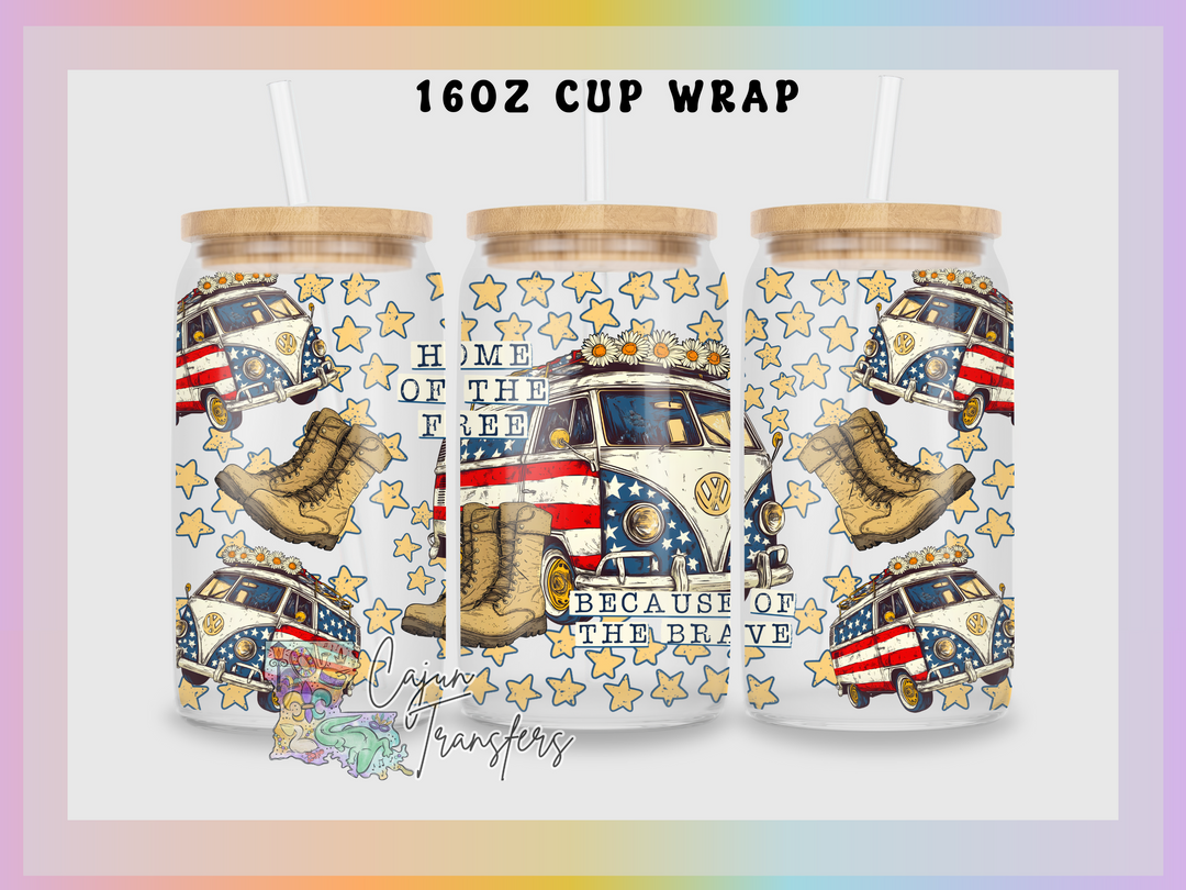 Home of the Free- Libbey Cup Wrap